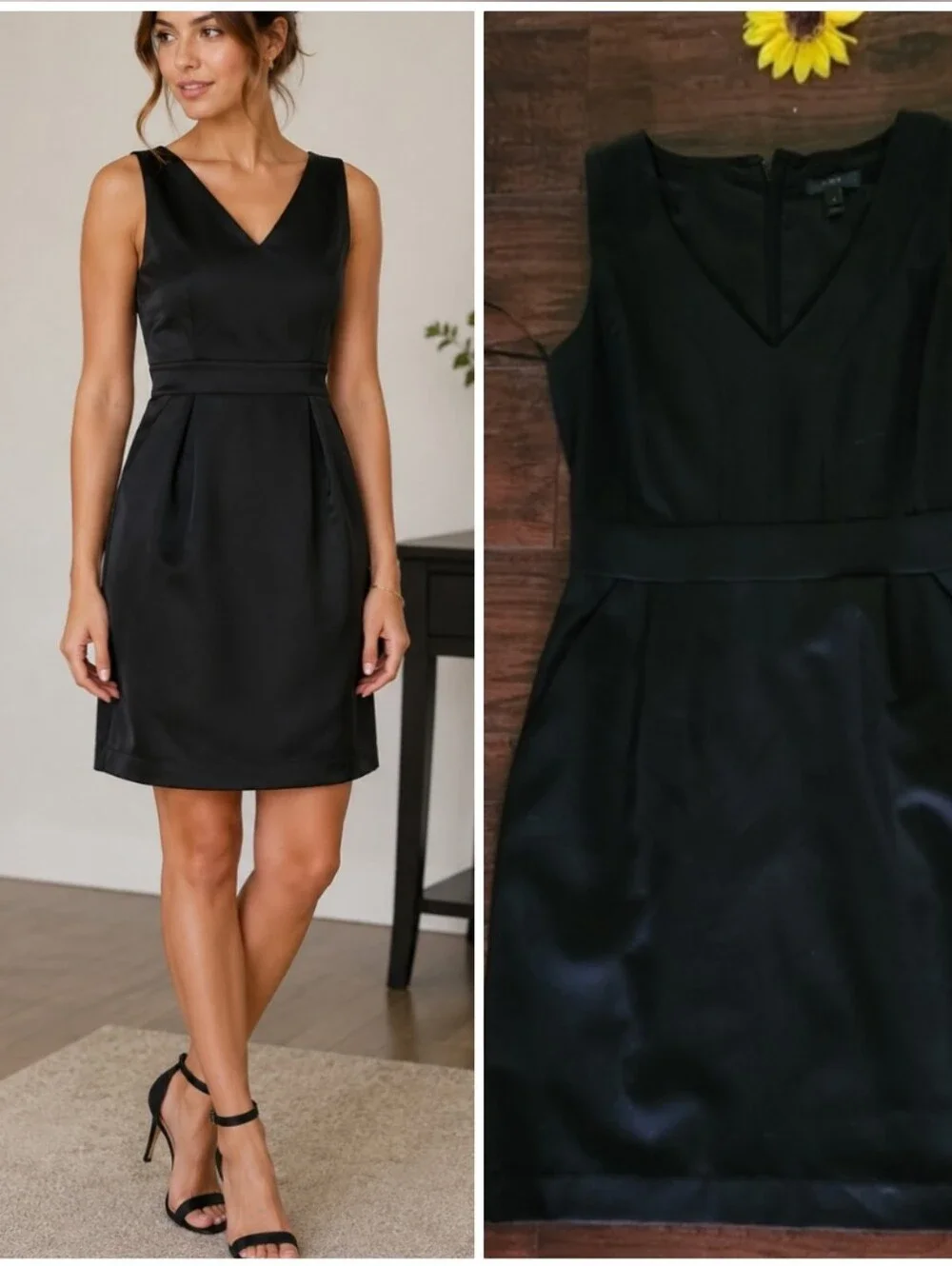 J. Crew BLACK Kami Dress in Classic Faille” Formal dress ⭐️